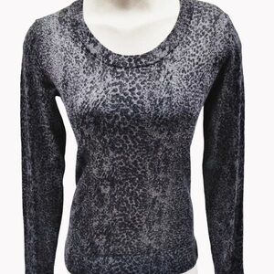 𝅺DIANE Von Furstenberg Metallic Sweater Size Small